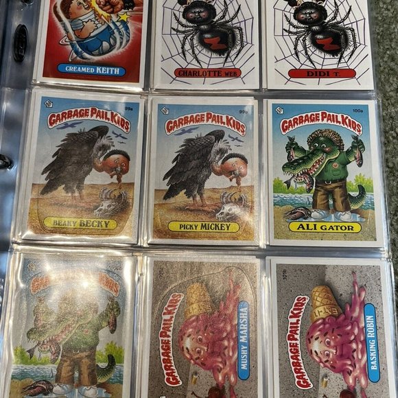 1986 GARBAGE PAIL KIDS OS3 Series 3 Complete Card Set W/ Album! 84 To 124 A&B! - Picture 5 of 10